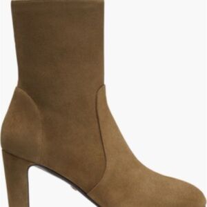 Stuart Weitzman Tan Suede Heeled Boots